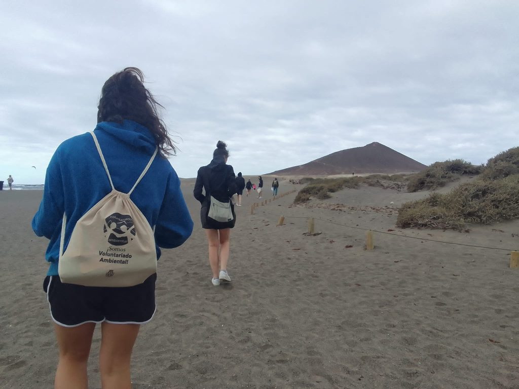 chicas haciendo actividad de voluntariado
